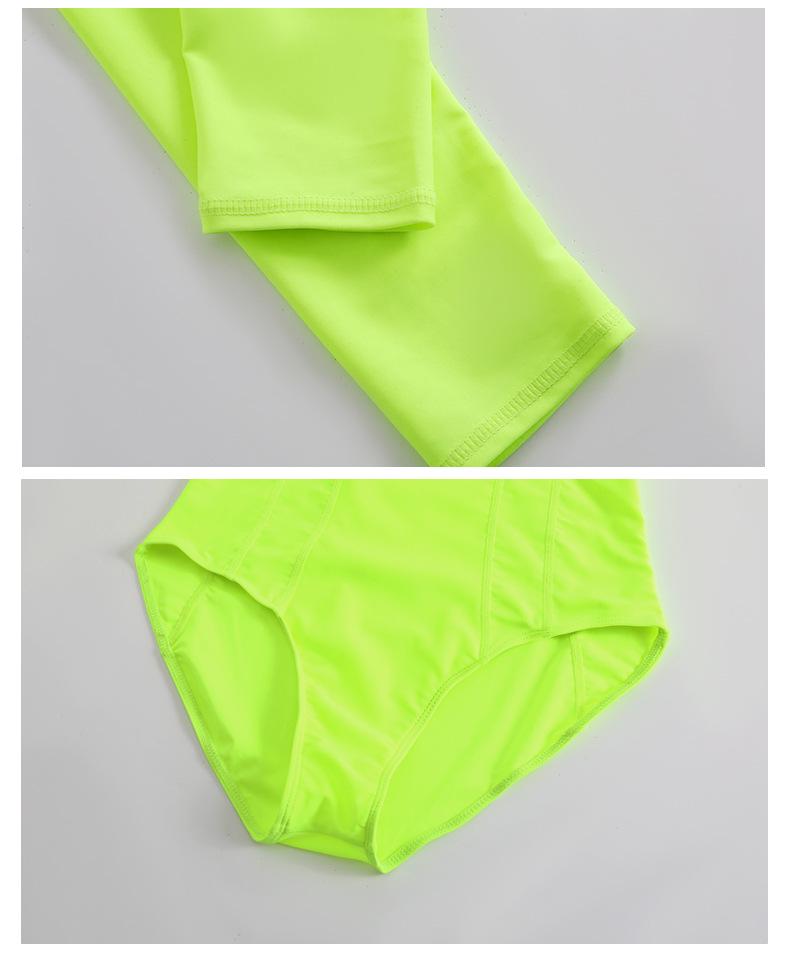 Women's Long Sleeve One-Piece Slimming Surf Swimsuit
