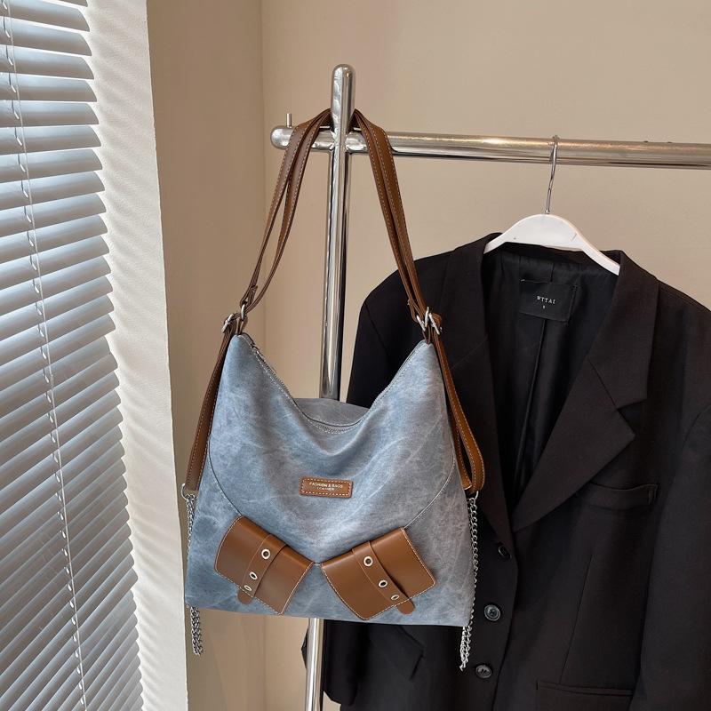 

Сумка-тоут для поездок на работу женская большой вместимости новая нишевая цепочка на одно плечо сумка-мессенджер многофункциональный рюкзак