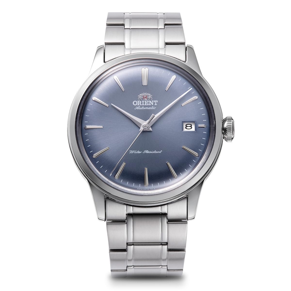 

[Orient Watch] Автоматические часы Bambino, механические, автоматические, гарантия отечественного производителя RN-AC0M10L, мужские, светло-синие