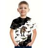 Boys Kids Clothes 3D Print Cartoon Dinosaur Graphic T Shirts