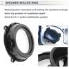 RATCHROLL Speaker Spacer Rings for Mazda Tweeter Speaker Spacer Waterproof Speaker Subwoofer Mount Spacer Bracket ABS (2 Sets) - Adapter, Ring,
