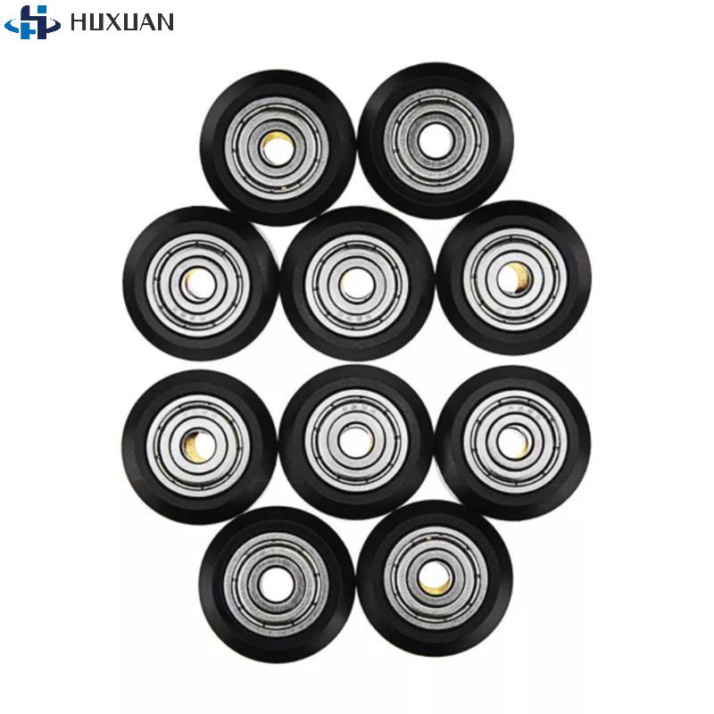 1Pcs CNC Plastic POM Big Small Wheel With Bearing Idler V-Slot Aluminum Profile Perlin Pulley For 3D Printer Ender3 V2
