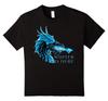 Winter Is Here Blue Ice Flames Crystal Eyes Dragon Unisexs TShirt Summer Fashion Funny Printing Casual Cotton T Shirt