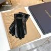 Men's Leather Gloves & Wool Scarf Set