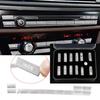 Alloy Silver Shortcut Digital Button Switch Cover For BMW 5 7 Series F10 2011-17