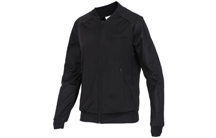 Adidas Originals CLRDO Jackets Women s Black Baseball Collar Moderate Soft Shell CE4878 36