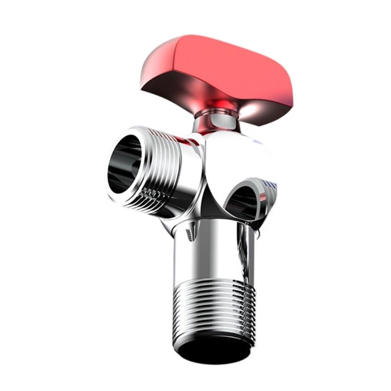 1/2 Zoll Winkelabsperrventile Badezimmer Hoher Durchfluss Heiß-/Kaltwasser Absperrventile Wasserflussregelventile Regler