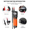 Digital Multimeter Pen Styles Auto Ranging with LCD Backlights Pocket for Electricians Circuit Testing DIY Electronics M4YD