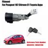 1Set Ignition Barrel Lock For Peugeot 107 Citroen C1 Toyota Aygo Car Engine Ignition Exhaust Parts N0501412 N0502200 Uk