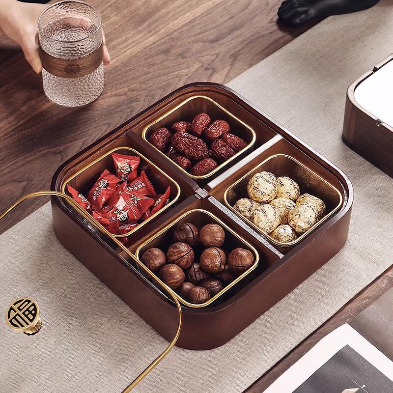 Naijiang Solid Wood Snack and Fruit Tray