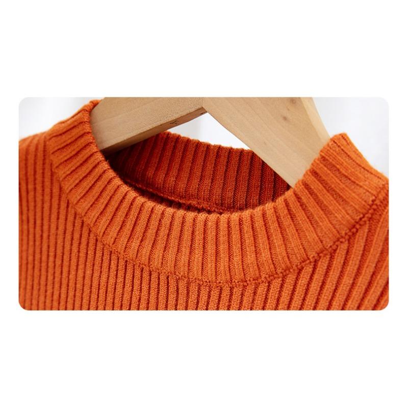 Sugari Copii Pulover Toamna Iarna Nou Decolteu Ocazional Adolescenți Băieți Fete Îmbrăcăminte tricotate Roz Albastru Pulovere pentru copii