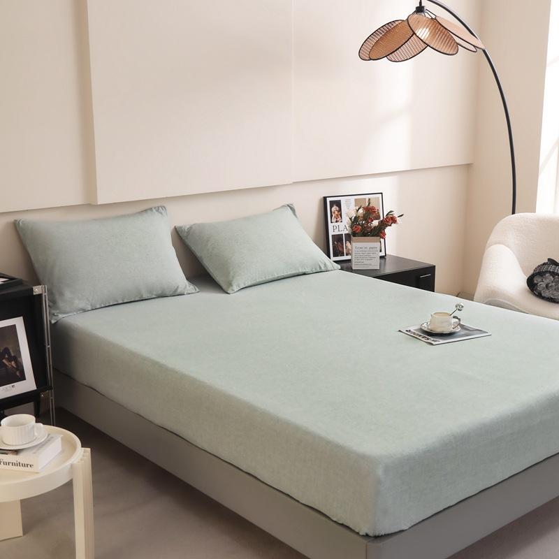 Kationische einteilige Matratze, staubdichter Matratzenschoner, gewaschene und polierte Vollfarbe, rutschfest, Simmons All-inclusive-Matratzenschoner.