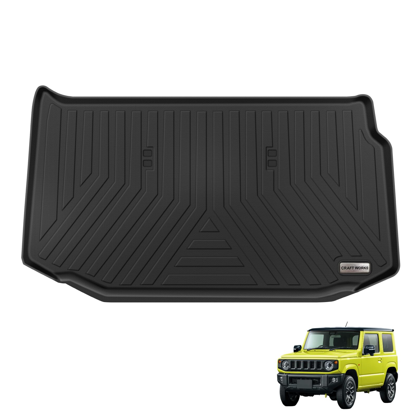 

Mechanic Craft Works Jimny 2nd Row Flat Luggage Perfect 3D Interior Compatible with JB64W and JB74W [Automotive Supervised] Mat, Waterproof, Washable,