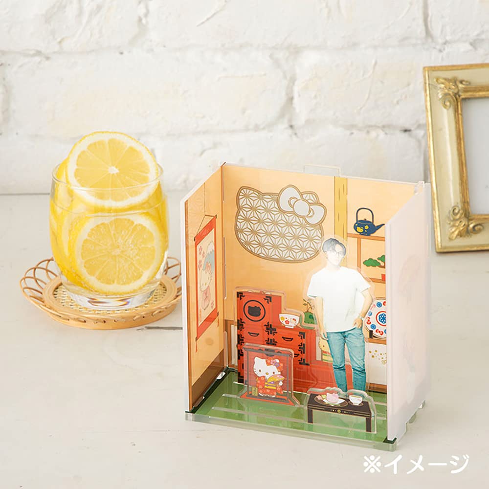 Sanrio Hello Kitty Acrylic Stand Room Japanese Style 868779 (Enjoy Idol)