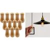 12 Pack Window Blind Wood Cord Tassels Knobs Cord Drapery Hangings Bead Drop Balls Pulls End for DIY Craft Home Curtain
