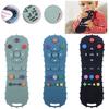 Non-Toxic Novelty Silicone Simulation Tv Remote Control Shape Soothing Toy Baby Food Grade Teaser Stick Children'S Sensory Education Toys