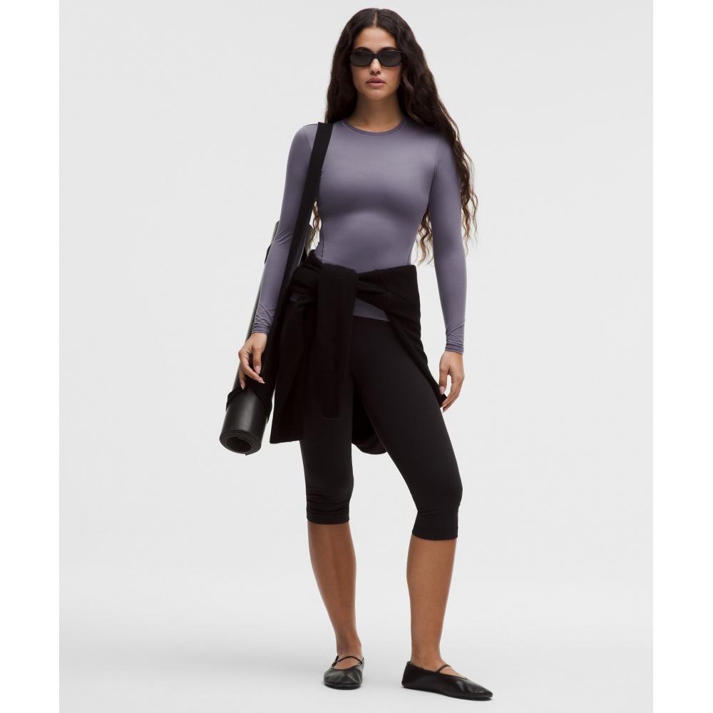 Lululemon Wundermost Ultra Soft Nulu Crewneck Long Sleeve Shirt Grape Mist