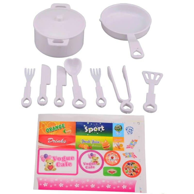 25 Teile/los 1/6 Puppen Zubehör Für Barbie Puppenhaus DIY Spielen Haus Mini Simulation Geschirr Puppen Küche Puzzle Kreative Spielzeug