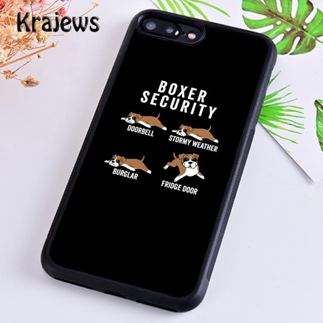 Krajews Anatomy Of A Boxer Dog Phone Case Cover For iPhone 17 Air 16 15 14 Plus 11 12 13 Pro Max Coque Shell Fundas