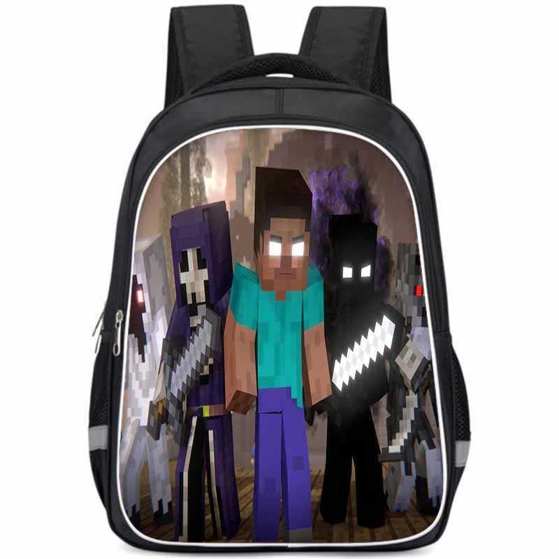 Spacious And Lightweight Oxford Fabric School Backpack For Kids And Teens