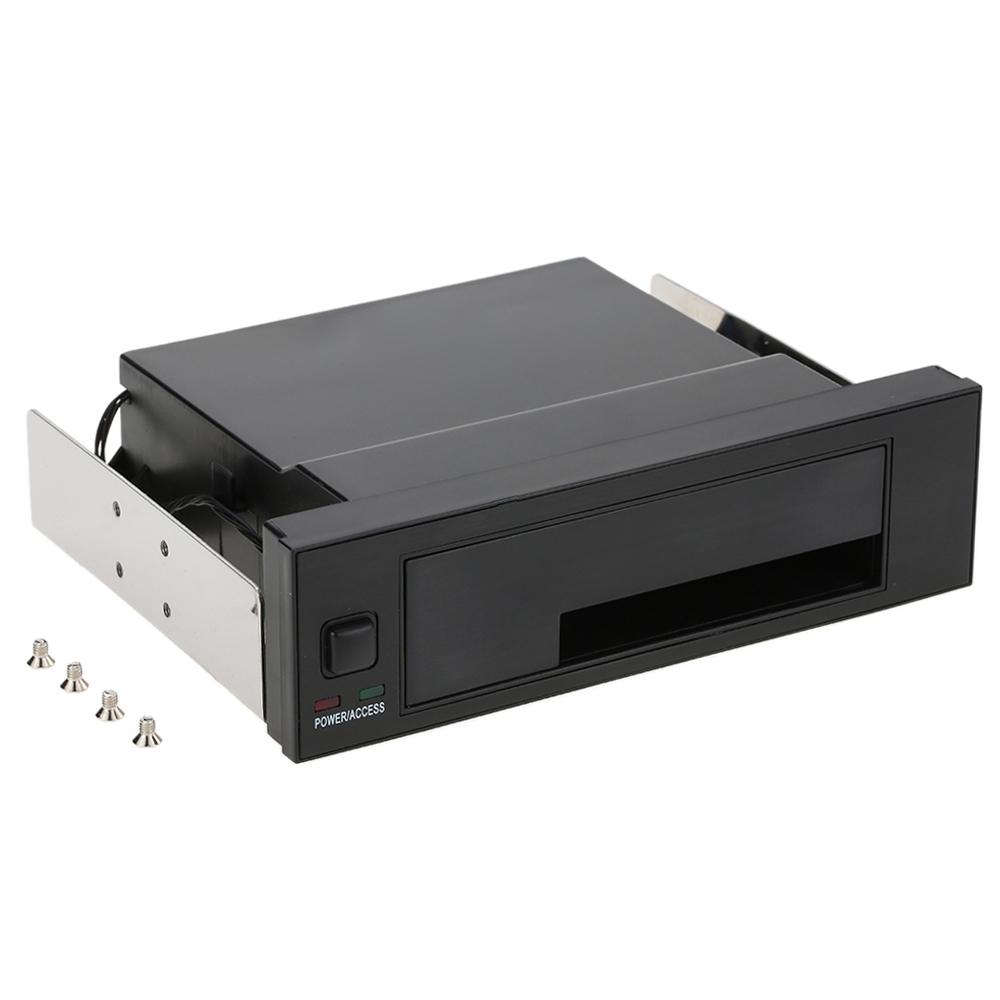 Internal Single Bay Mobile Rack Enclosure with LED Indicator Light Support Hot Swap for 2.5 3.5inches SATA HDD SSD Fit