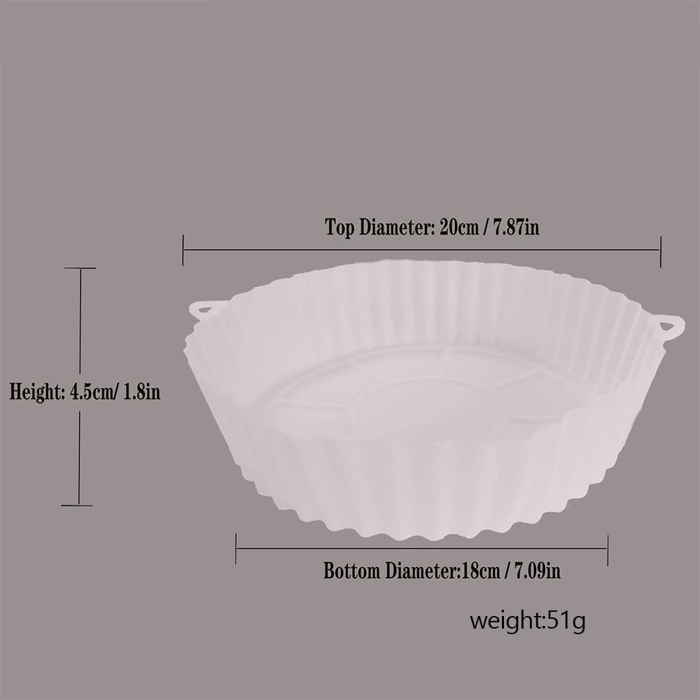 Okrągła Wymienna Blacha do Pieczenia do Piekarnika Frytkownicy Powietrznej, Koszyk na Smażonego Kurczaka, Mata, Silikonowy Garnek do Frytkownicy Powietrznej, Patelnia Grillowa, Akcesoria Kuchenne