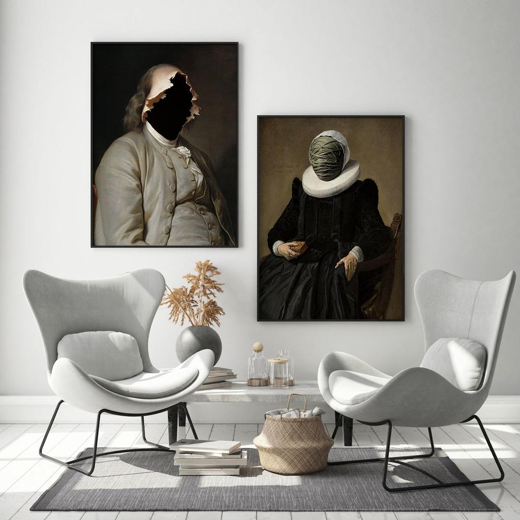 Set of Two Posters Thread Torn