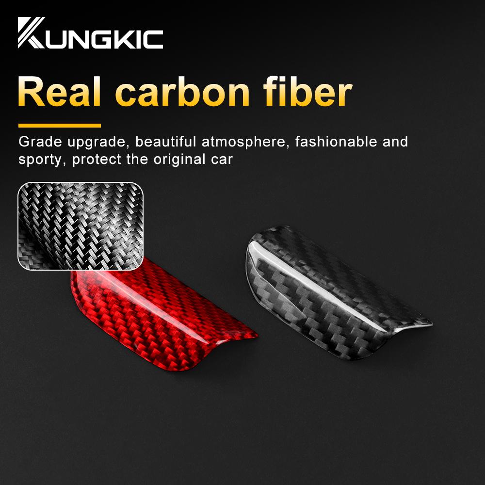 Real Hard Carbon Fiber Sticker For Subaru BRZ Toyota GR86 2025 2025 2025 2025 Central Storage Button Decor Interior Accessories