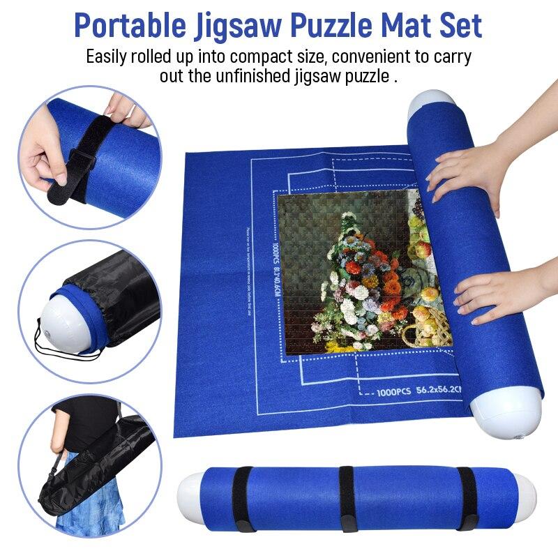 Tapis de Puzzle en rouleau, Tapis de jeu en feutre, couverture pour jusqu'à 3000 pièces, accessoires de Puzzle, sac de rangement de voyage Portable – acheter les meilleurs produits dans la boutique Tapis de Puzzle en rouleau, Tapis de jeu en feutre, couverture pour jusqu'à 3000 pièces, accessoires de Puzzle, sac de rangement de voyage Portable – acheter les meilleurs produits dans la boutique
