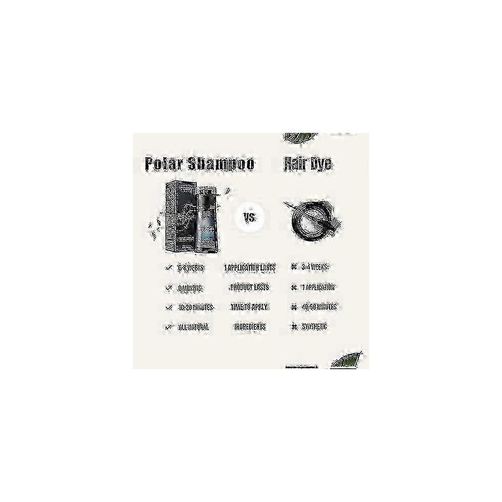 Hair Dye Shampoo,polar Hair Dye Shampoo, Polar Haircare Instant Dye Shampoo, Natural Sham