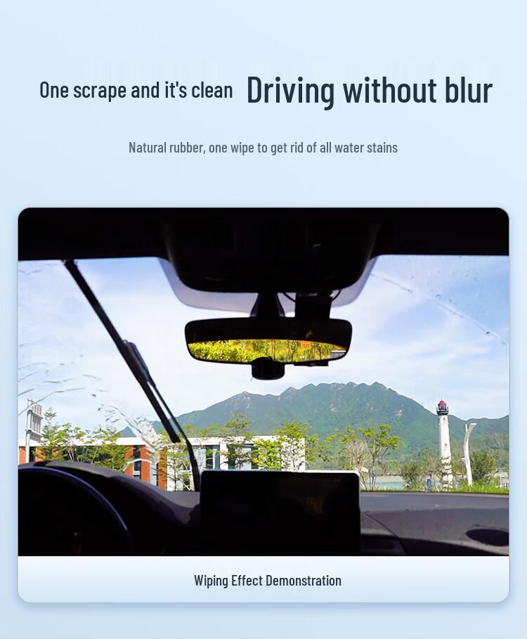 Frameless Silent Wipers for Wuling Hongguang S/S1/S3 – Double-Sided Tape