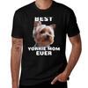 Best Yorkie Mom Ever TShirt Relaxed Fit Casual Short Sleeve Top