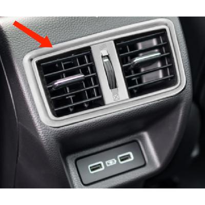 Bakre Utlopp Luftventil Ram Cover Trim För - Honda Civic ABS Matt 1st