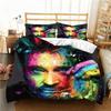 Francia Cantante Rock J-Johnny H-Hallyday Set Biancheria da Letto Singolo Twin Full Queen King Size Set Letto Adulto Bambino Camera da Letto Set Copripiumino