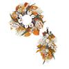 Fall Wreath Front Door Decor Autumn Harvest Wreath with Pumpkin Berry Maples Leaf for Thanksgiving Outdoor Indoor