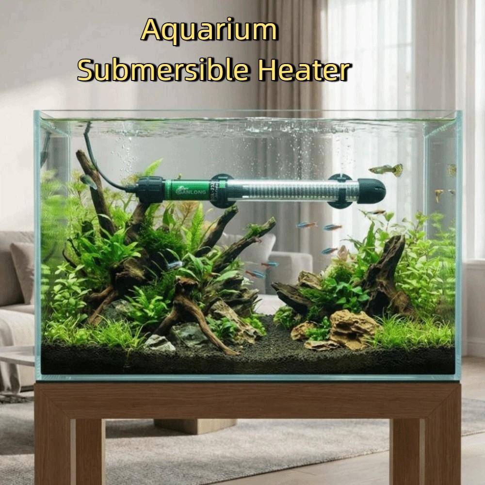 Constant Thermostat Aquarium Submersible Heater 25W-300W Fish Tank Heating Rod  Aquatic Aquariums