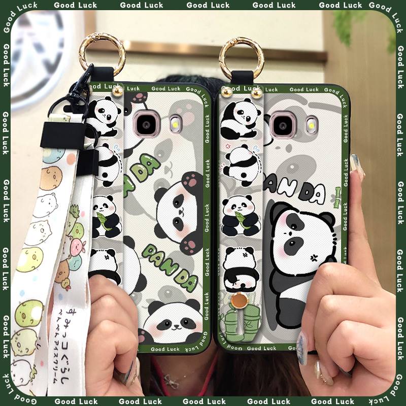 Cartoon Phone Holder Phone Case For Samsung Galaxy J510/J5 2016/J5108 Anti-knock Waterproof Shockproof Anti-dust Cute