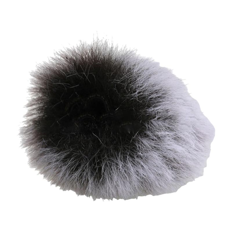 Outdoor Recording Wind Muff Cover 2 Pack, Camera Top Windscreen with Soft Outer Layer, Slip On Form, 3.5 x 3.5 cm Size Check for Travel Use