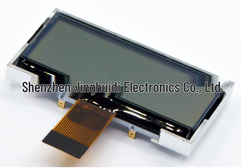 128x48 Dot Matrix LCM LCD Module: Black Background, White Text, FSTN Positive Display, Parallel Interface, COG Design