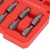 10pcs Multi Spline Broken Screw Removal Tool Bolt Extraction Tool  For Stripped Screws
