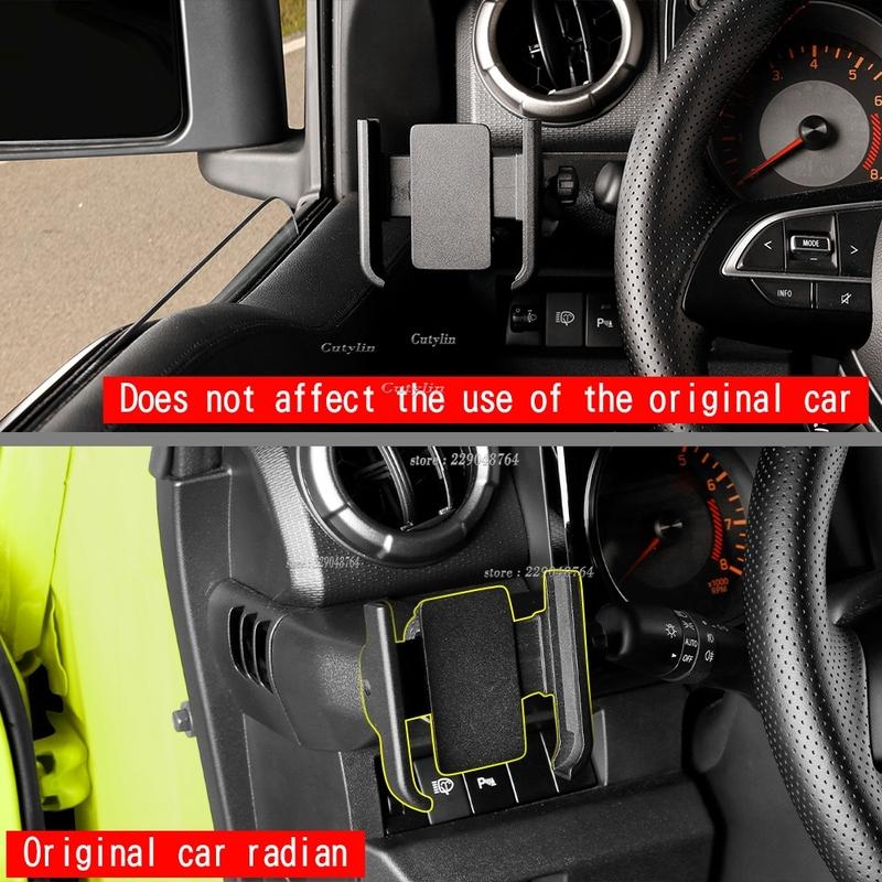 For Suzuki Jimny Nomade 2025 2026 New Model Car Phone Holder In-car Interior Navigation Mounting Cover Interior Accessories