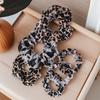 6pc/lot Scrunchies Velvet Hair Accessories For Women Elastic Bands Leopard Small and Large size Ponytail Headwear Holder