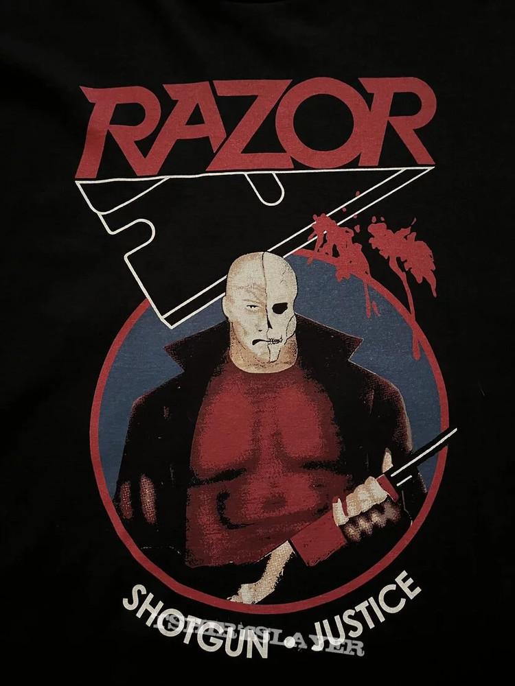 RAZOR Band Gift For Fans Black T-Shirt Cotton Full Size S-5XL Unisex T-Shirt XL