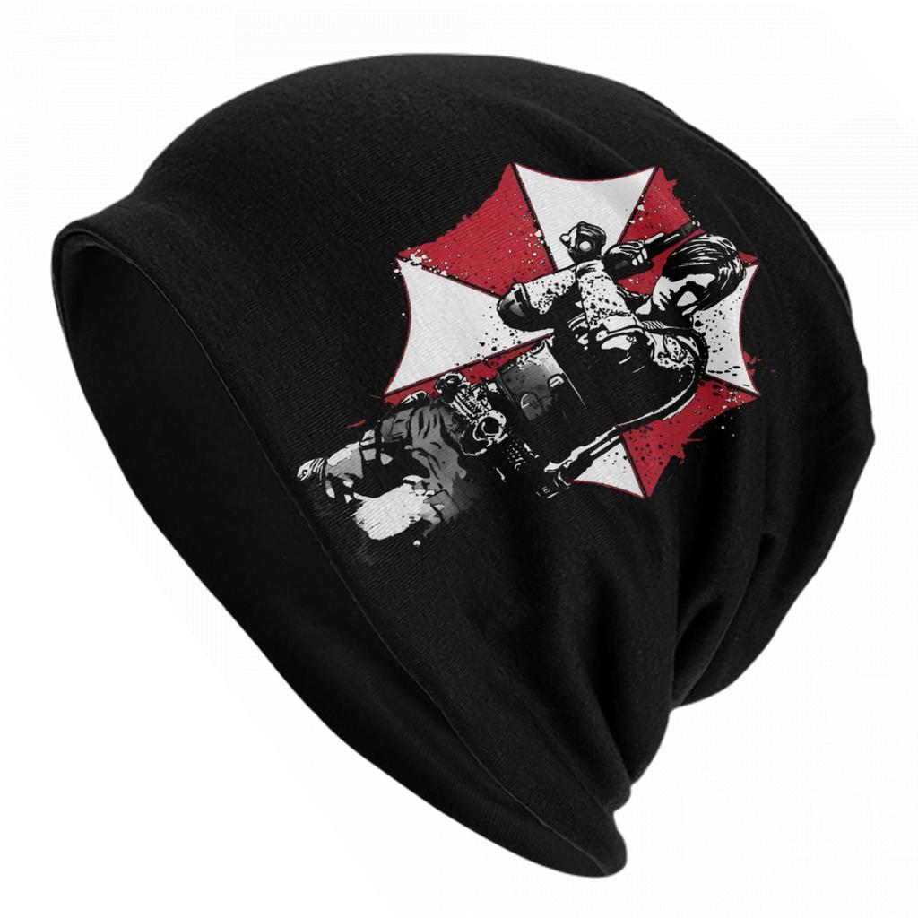Resident Biohazard Eviled Caps Game Umbrella Fashion Adult Street Skullies Beanies Hat Spring Warm Multifunction Bonnet Hat