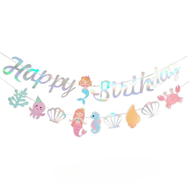 Colourful Banners Happy Birthday Letter Banners Hanging Banners Festive Decorations Party Decorations Home Decor