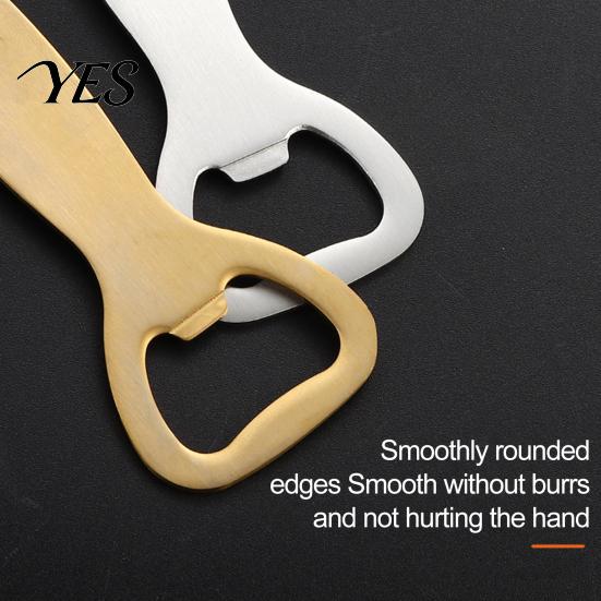 Home Bottle Opener And Can Opener, Durable Stainless Steel Design, Double-Head Manual Punch Multi-Functional Portable Kitchen Bar Tool Food-grade
