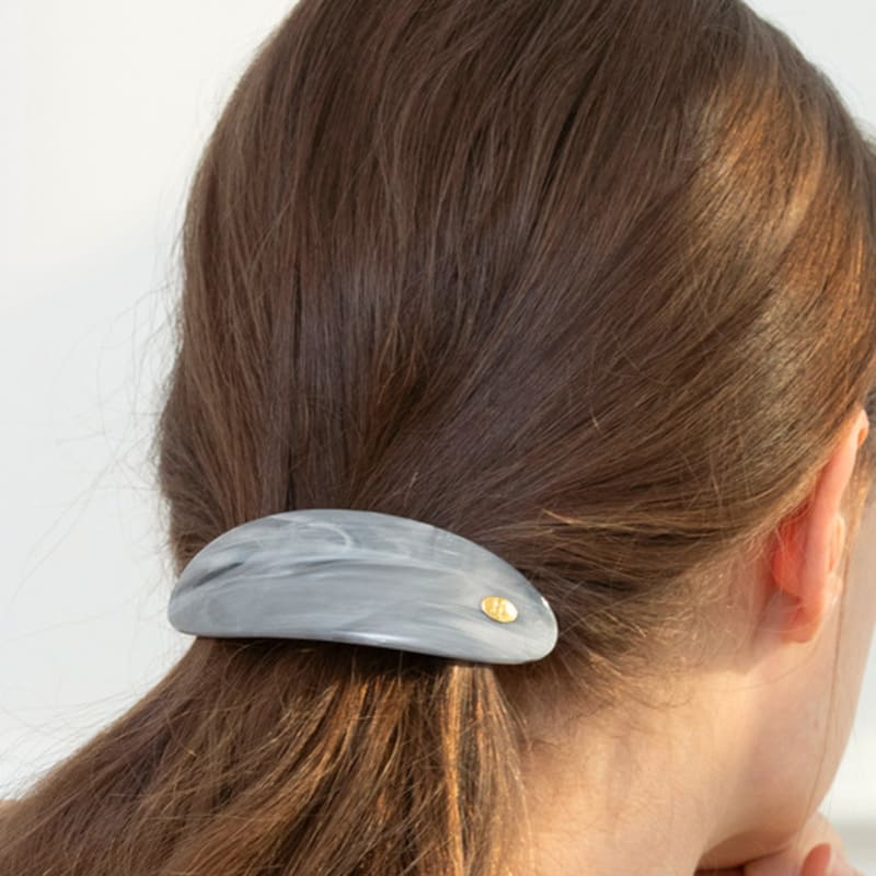 FANTASTIC PLANET ellipse marble hairclip (3colors)