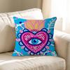 Funny Lucky Evil Eye Personalized Picture Text Home Decorative Pillows Household Gifts 45x45cm