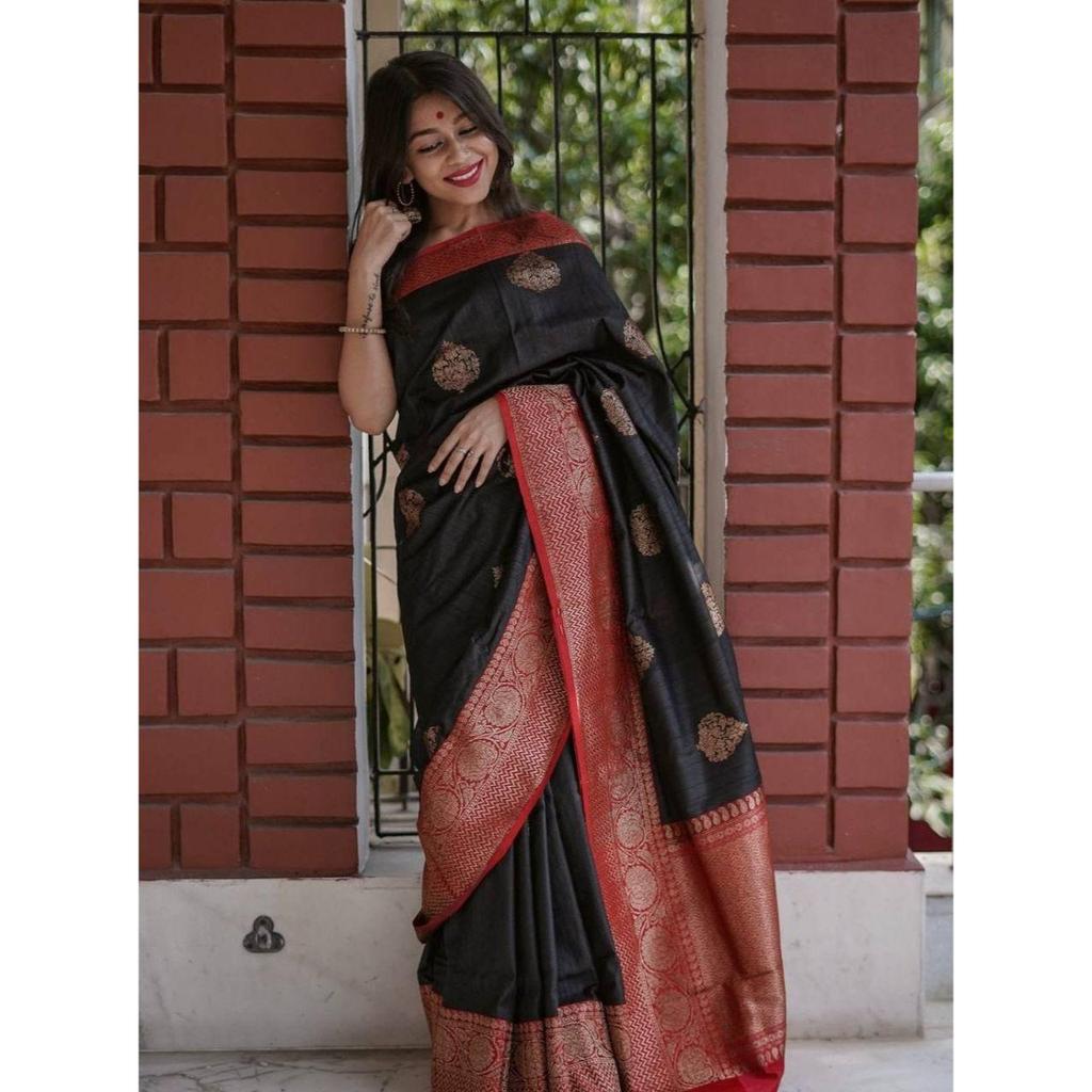 New Launch - Soft Lychee Silk Saree with Rich Pallu and All Over Jacquard Work