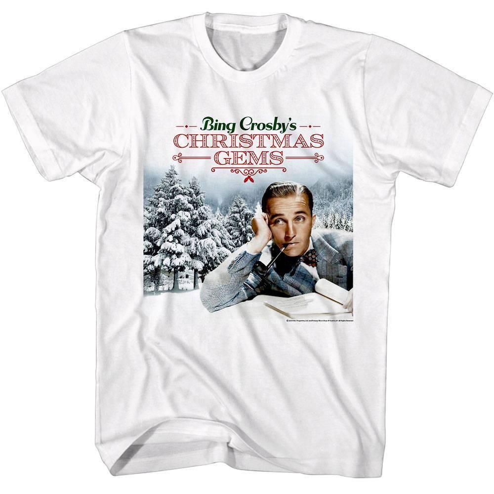 Bing Crosby Christmas Gems Album Men T Shirt S